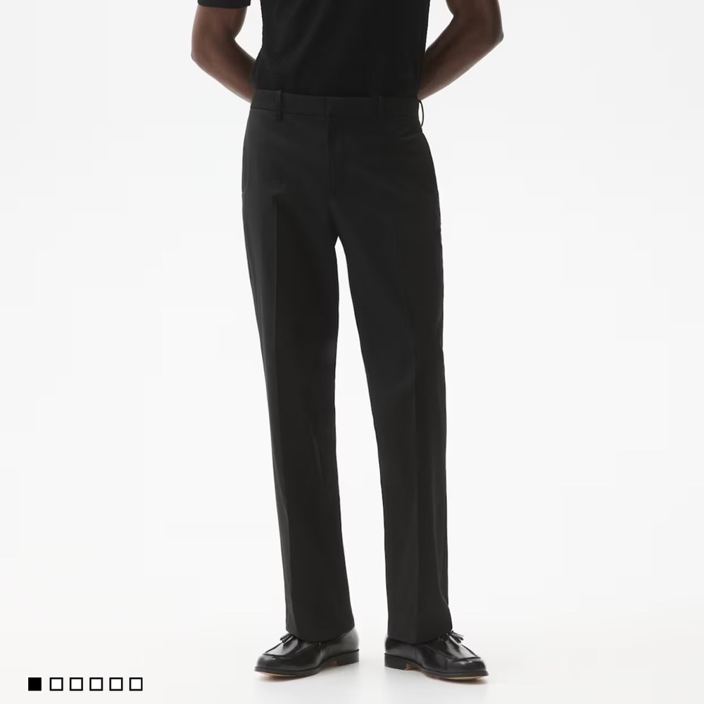 H&M Regular Fit Tailored Black Pants Size 32 Regular